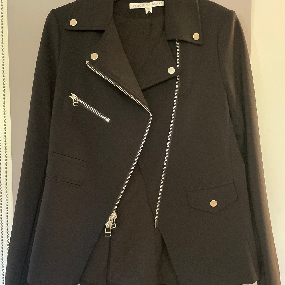 Veronica Beard Hadley Moto Jacket